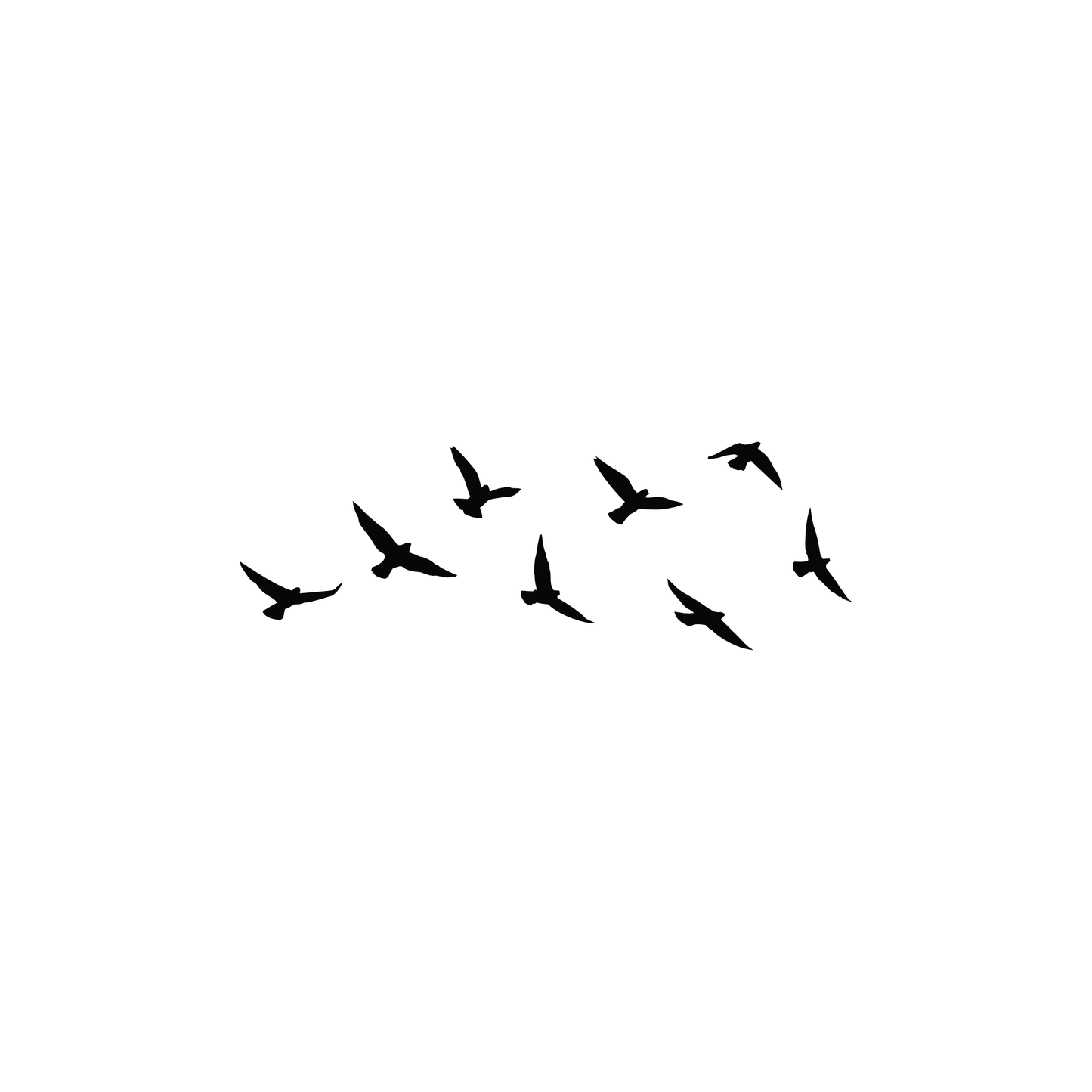 Flock Of Birds Tattoo