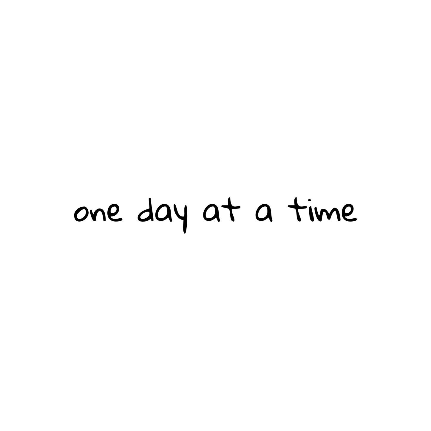 One Day At A Time