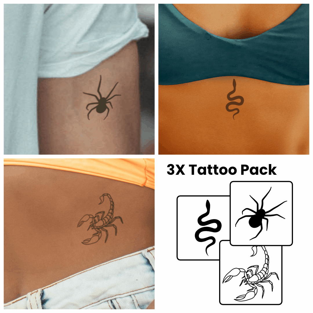 Spider Snake Scorpion - Tattoo Bundle