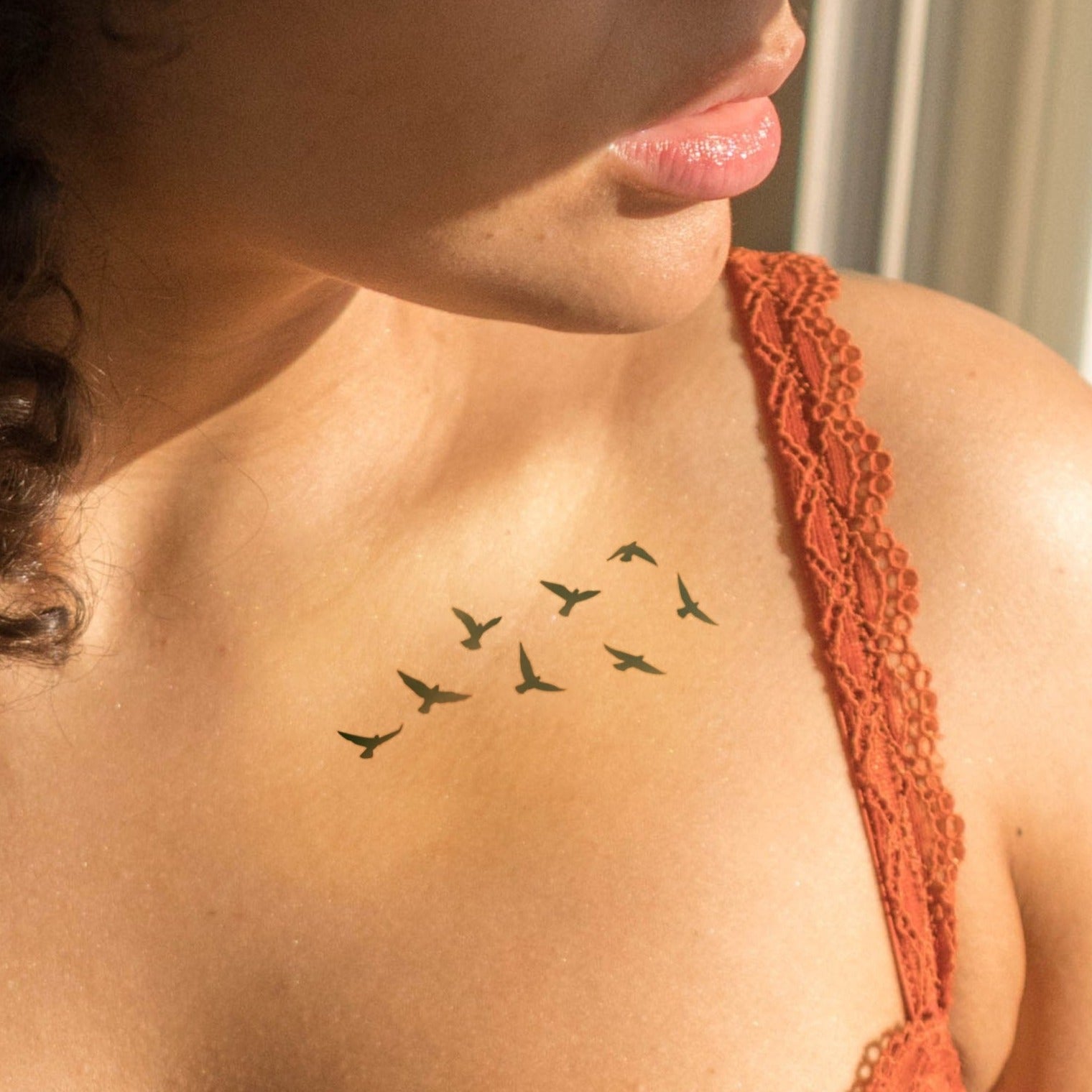 Vogelschwarm Tattoo
