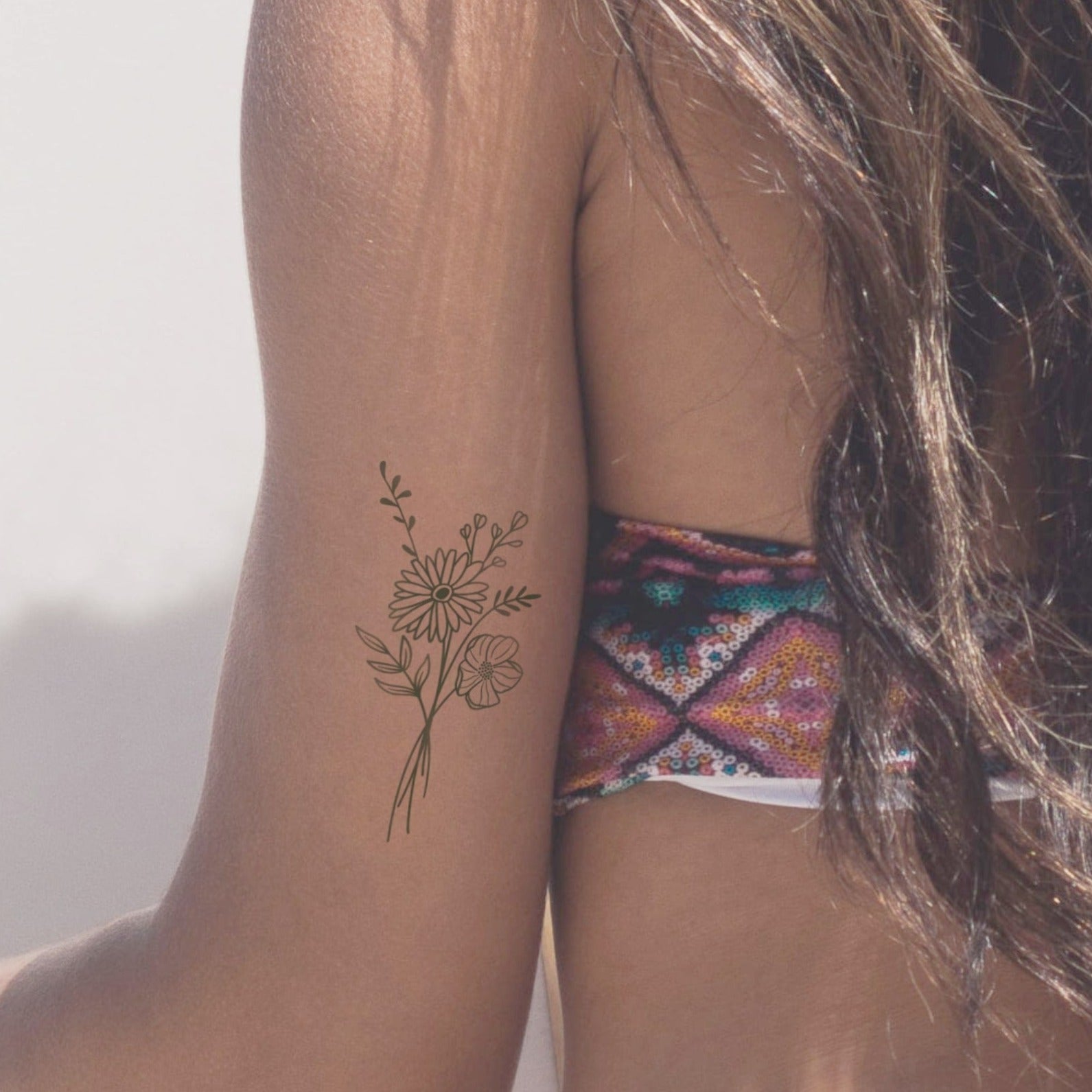Blumenstrauß-Tattoo
