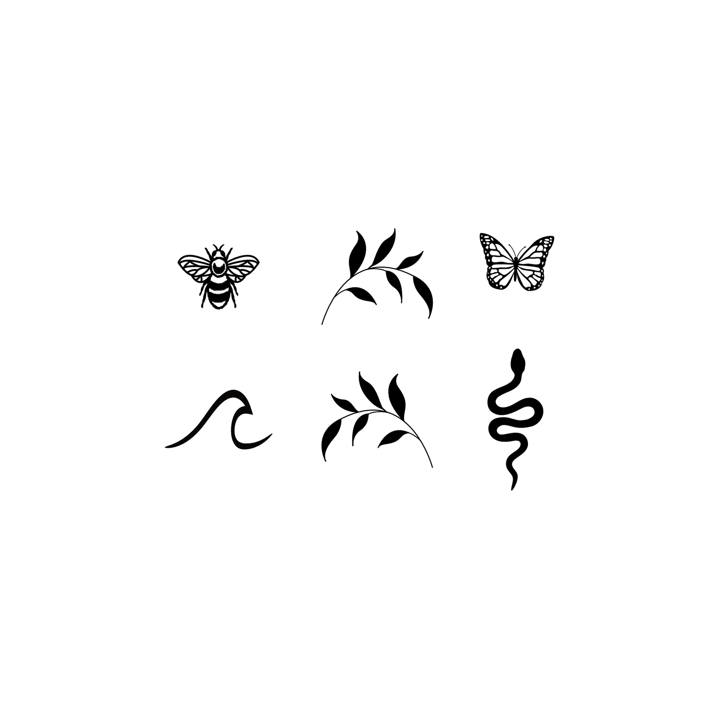 Nature Finger Tattoos