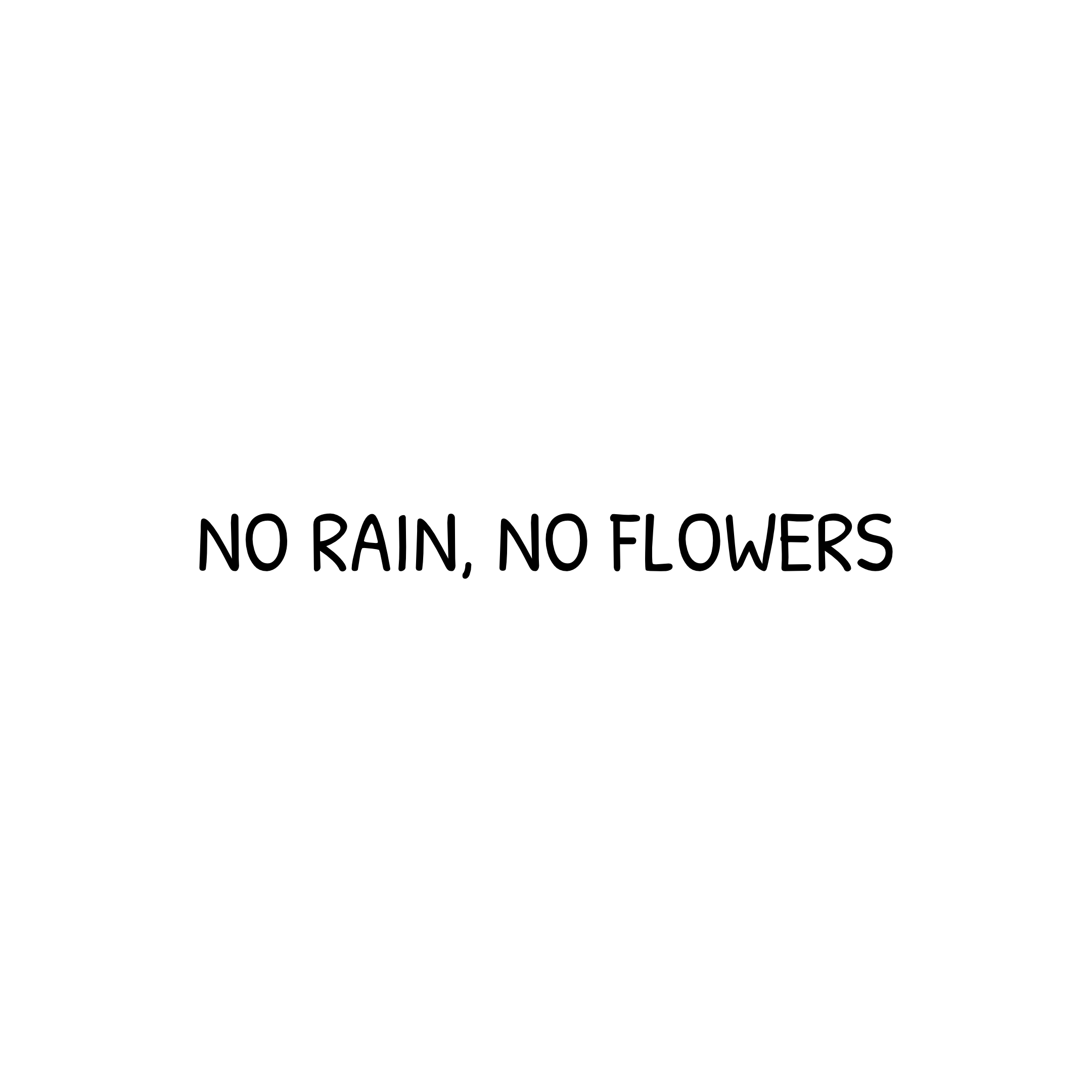 Pas de pluie, pas de fleurs