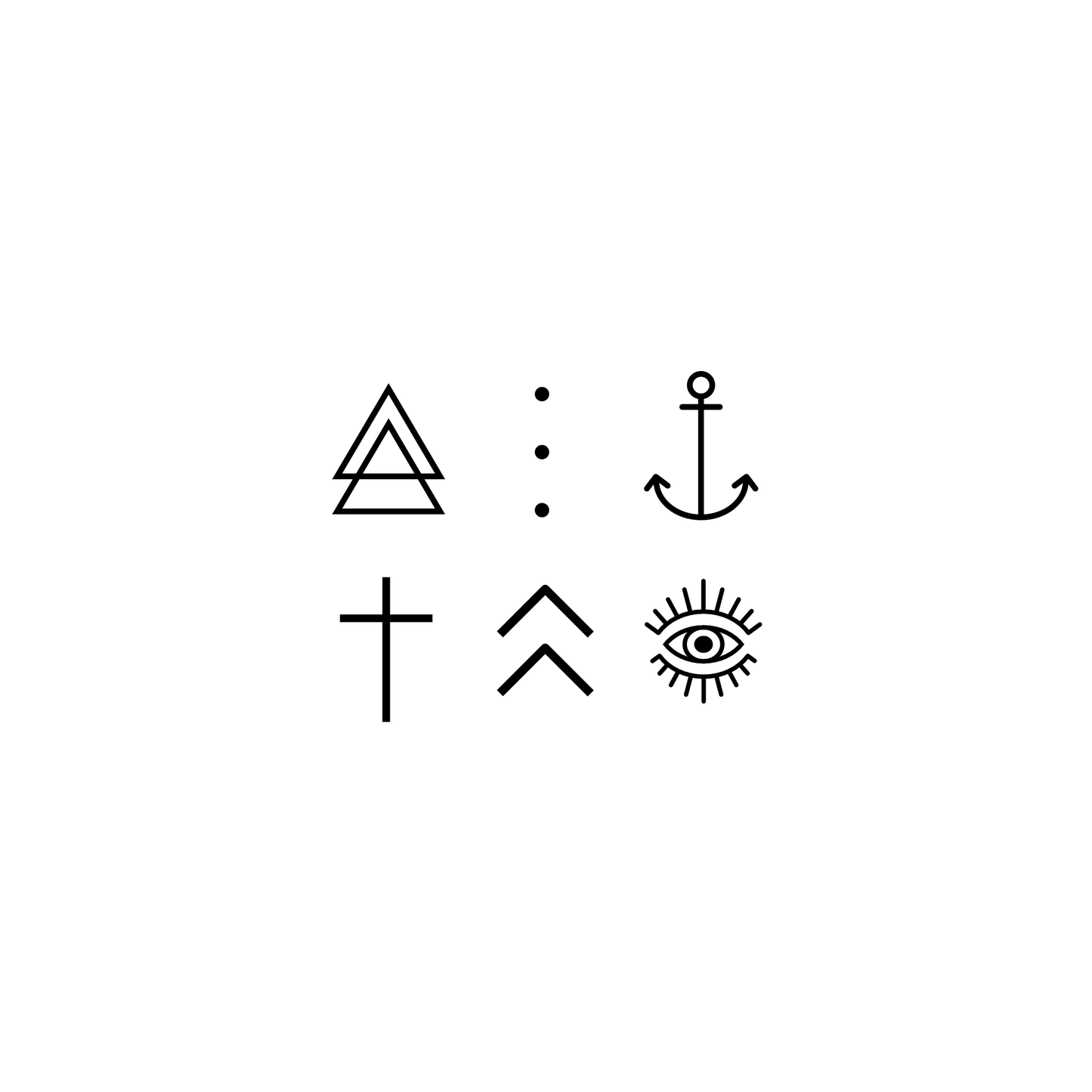 Religious Finger Tattoos